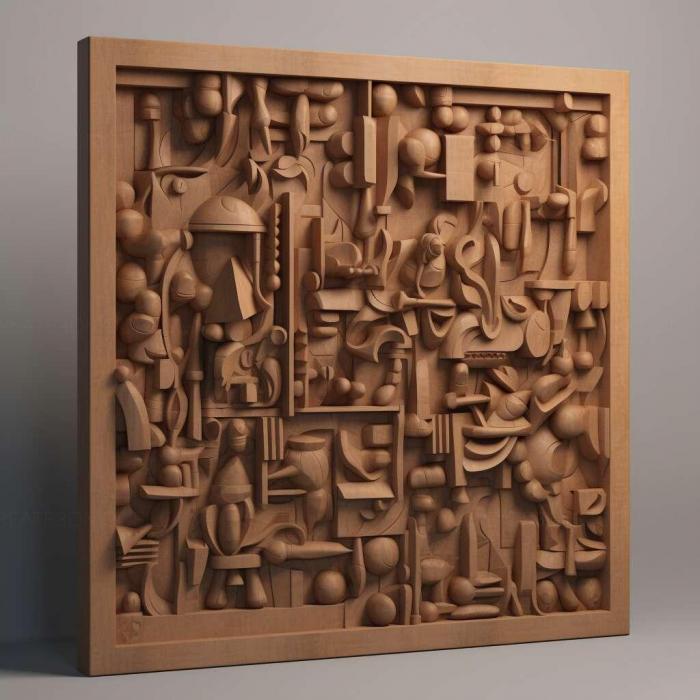 نموذج ثلاثي الأبعاد لآلة CNC 3D Art 